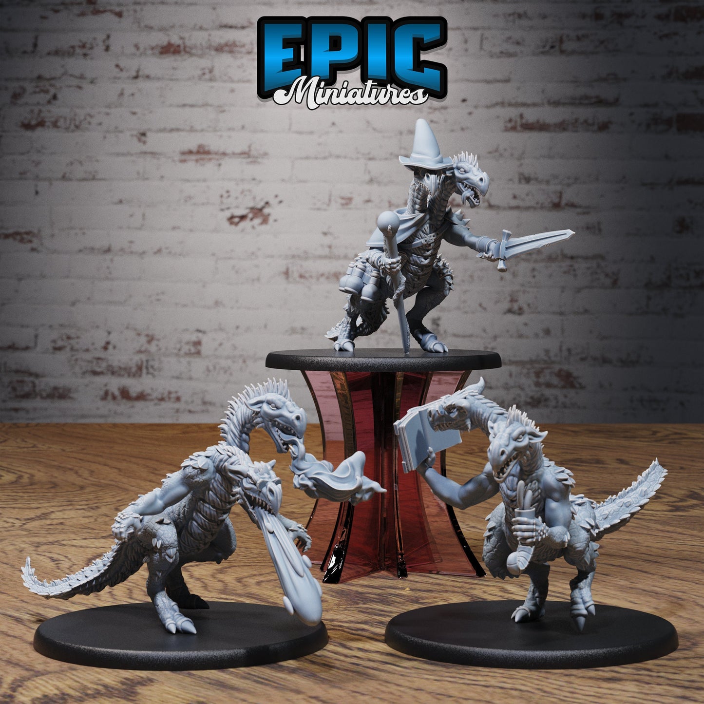 Two Headed Dragon Adventurer Series - Epic Miniatures | Two Headed Dragon | Beast | Large