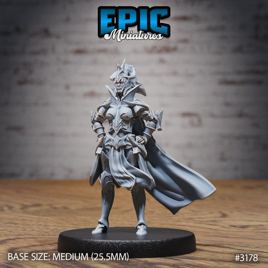 Hunters Guild Female Knight Series - #76 Dragons Reign - Epic Miniatures | Human | Feminine | Hunters Guild |Medium