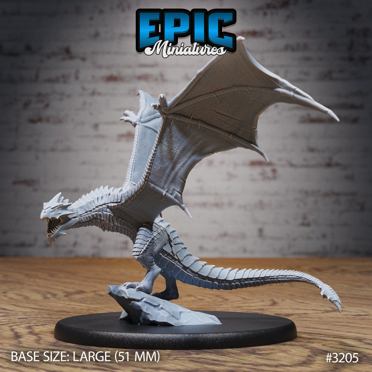 Wyvern Classic Series - #76 Dragons Reign - Epic Miniatures | Winged Dragon | Large