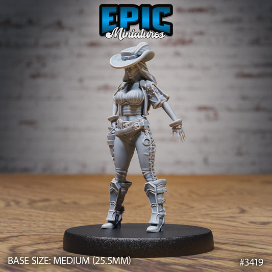 Female Gunslinger Series - Epic Miniatures | Fantasy Wild West