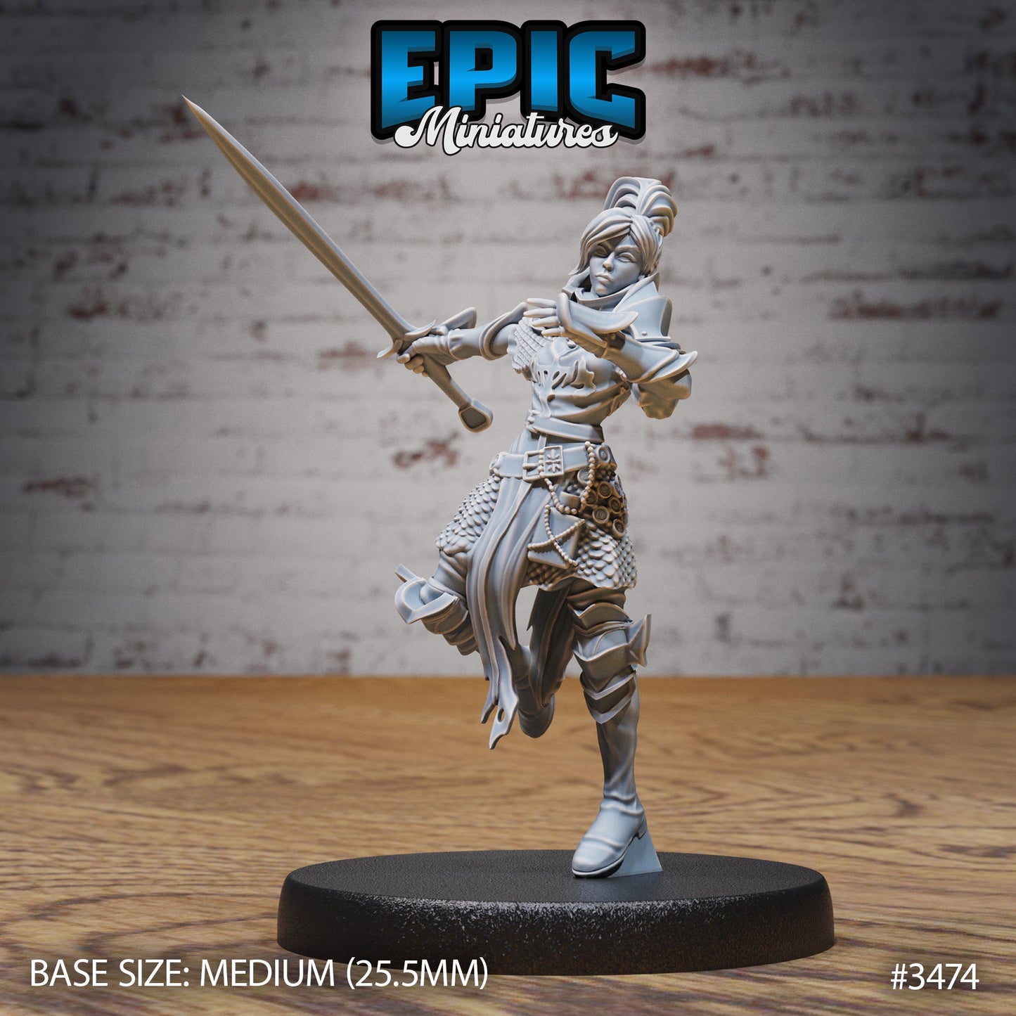 Knight Lady Joan Series - Epic Miniatures | Chivalry Garden