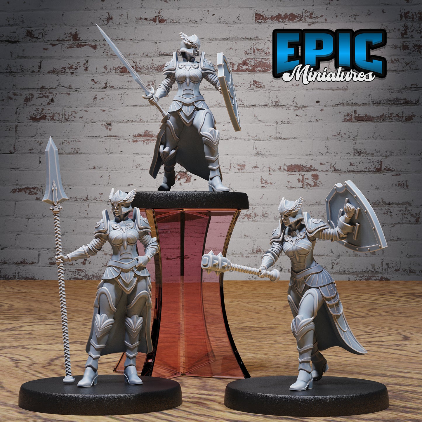 Knight Lady Gisella Series - Epic Miniatures | #82 Chivalry Garden