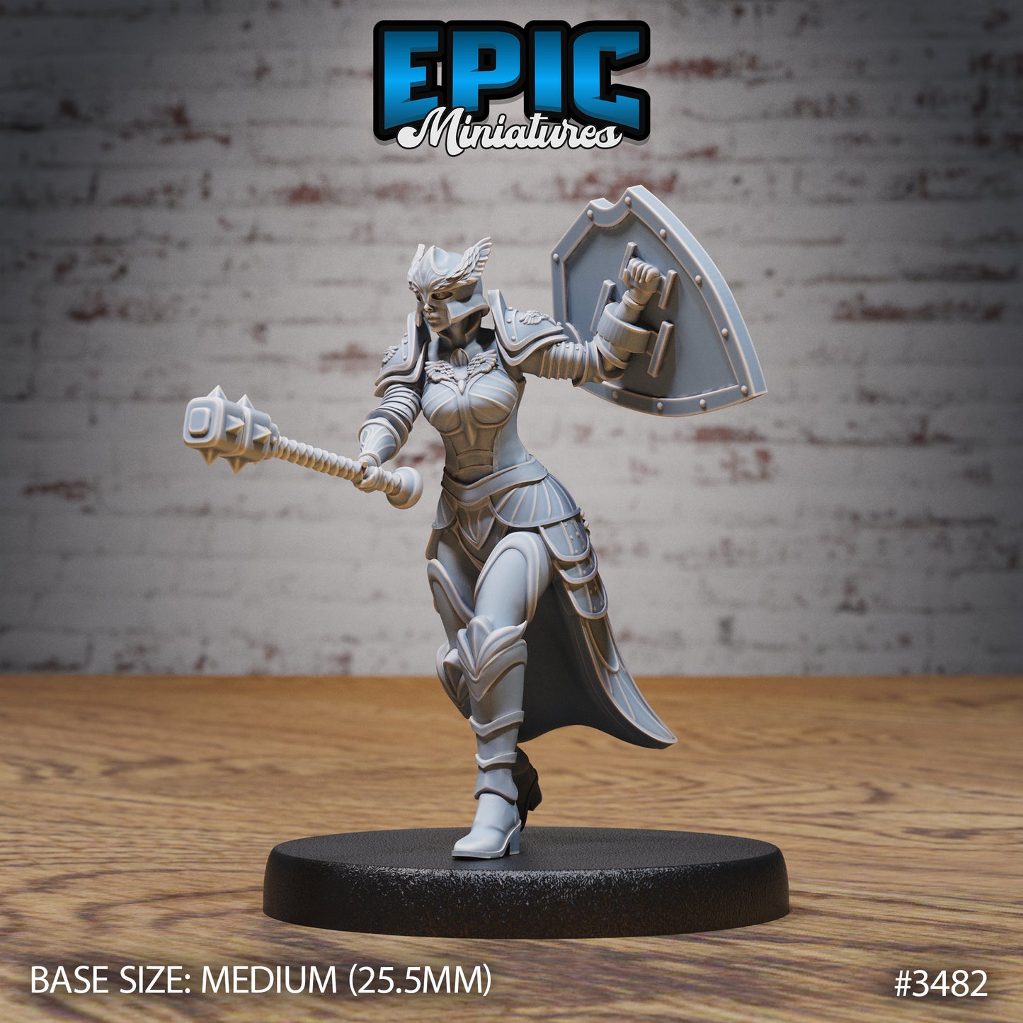 Knight Lady Gisella Series - Epic Miniatures | #82 Chivalry Garden