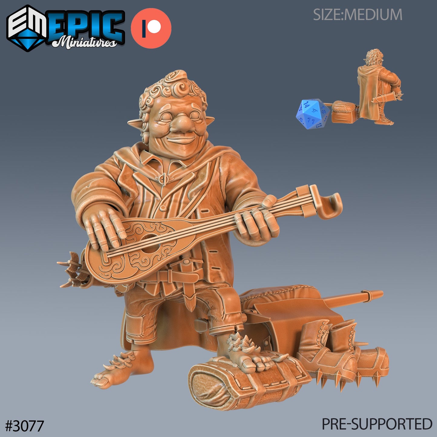 Halfing Traveler Series - Epic Miniatures | Sunrise Tavern