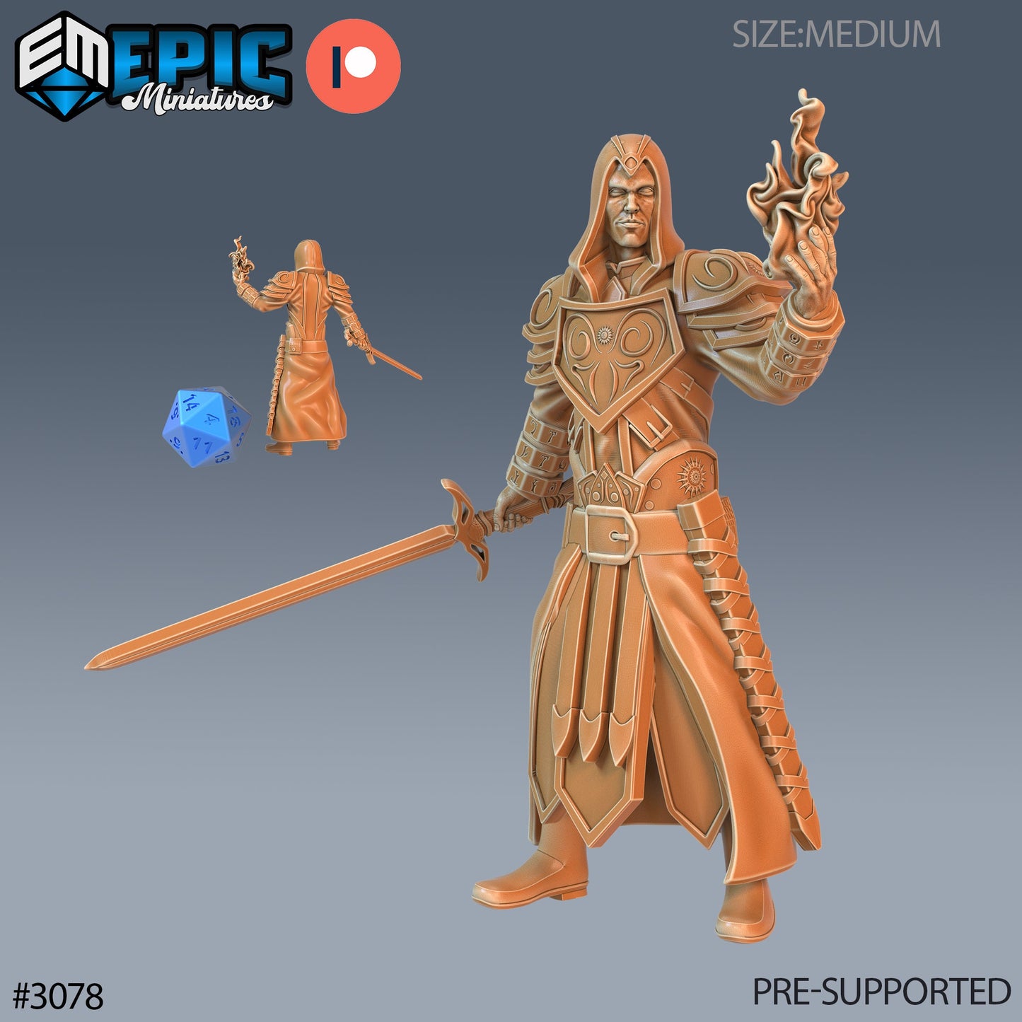 Warlock Player Character Series - Epic Miniatures | Sunrise Tavern