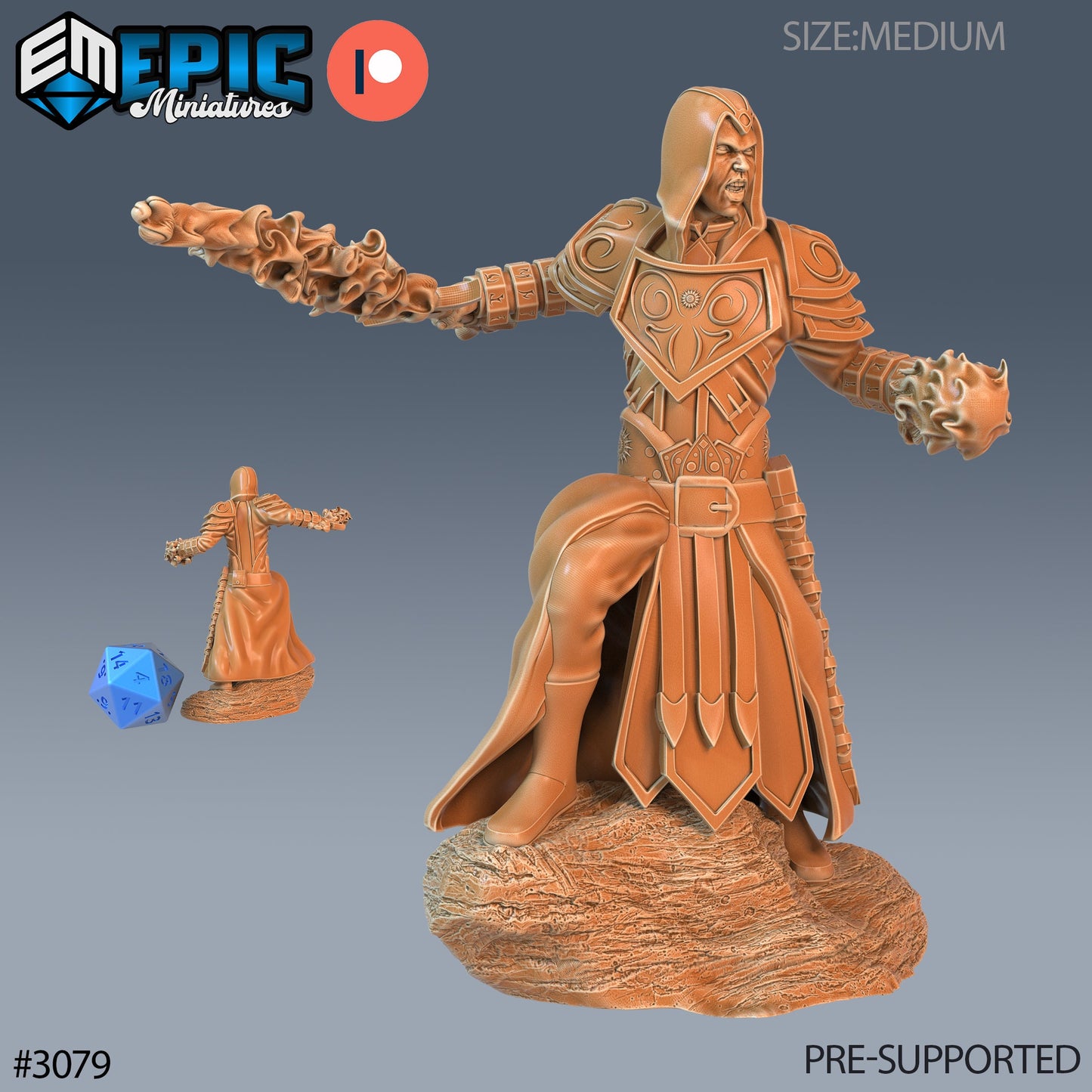 Warlock Player Character Series - Epic Miniatures | Sunrise Tavern