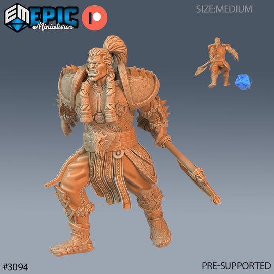 Orc Paladin Player Character Series - Epic Miniatures | Sunrise Tavern