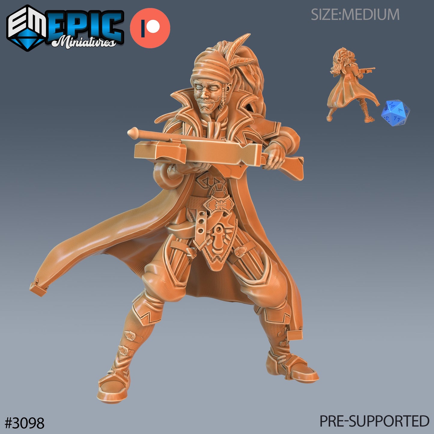 Bard Player Character Series - Epic Miniatures | Sunrise Tavern