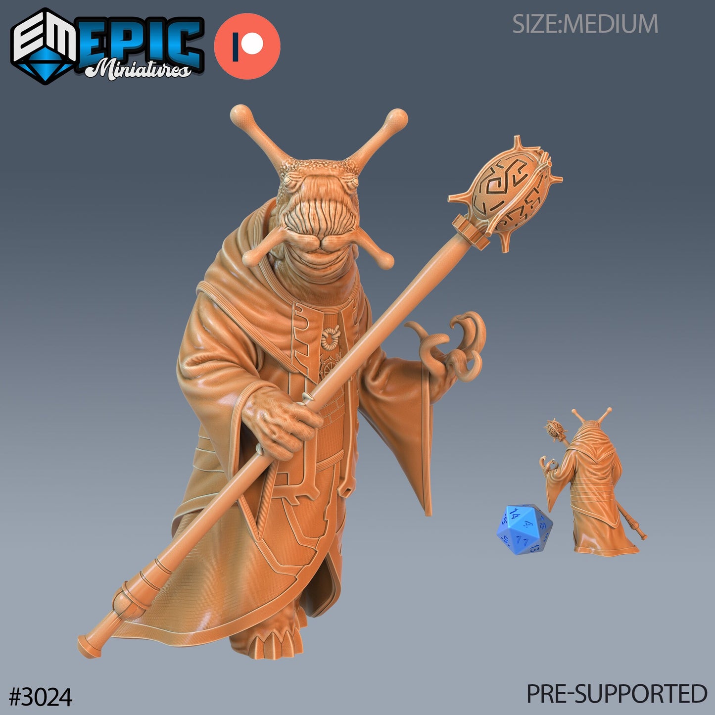 Snail Mage Reading Series - Epic Miniatures | Eternal Fungi