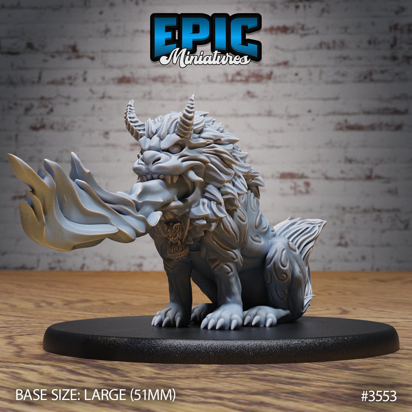 Guardian Fu Dog Series - Epic Miniatures | Iron Fist Tournament