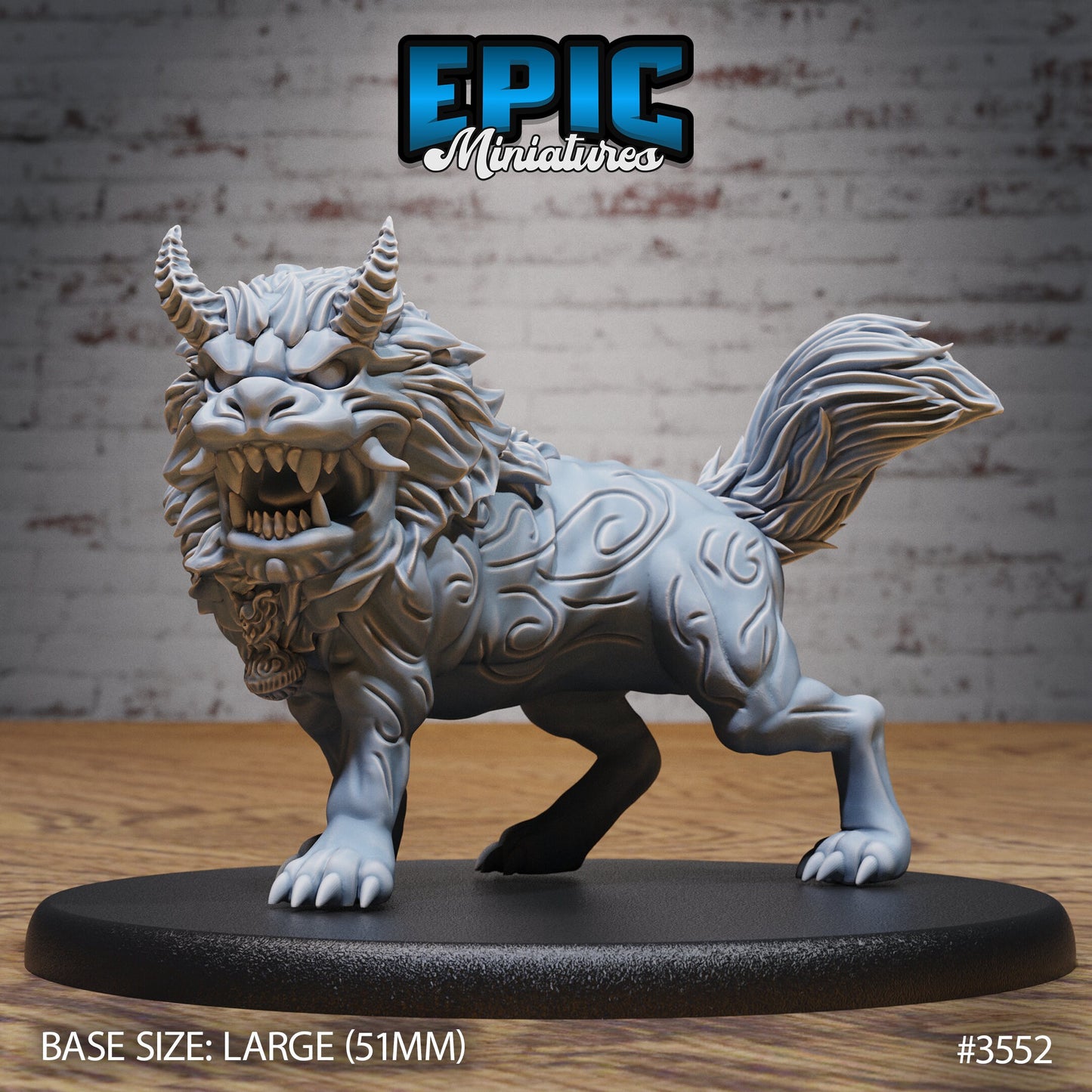 Guardian Fu Dog Series - Epic Miniatures | Iron Fist Tournament