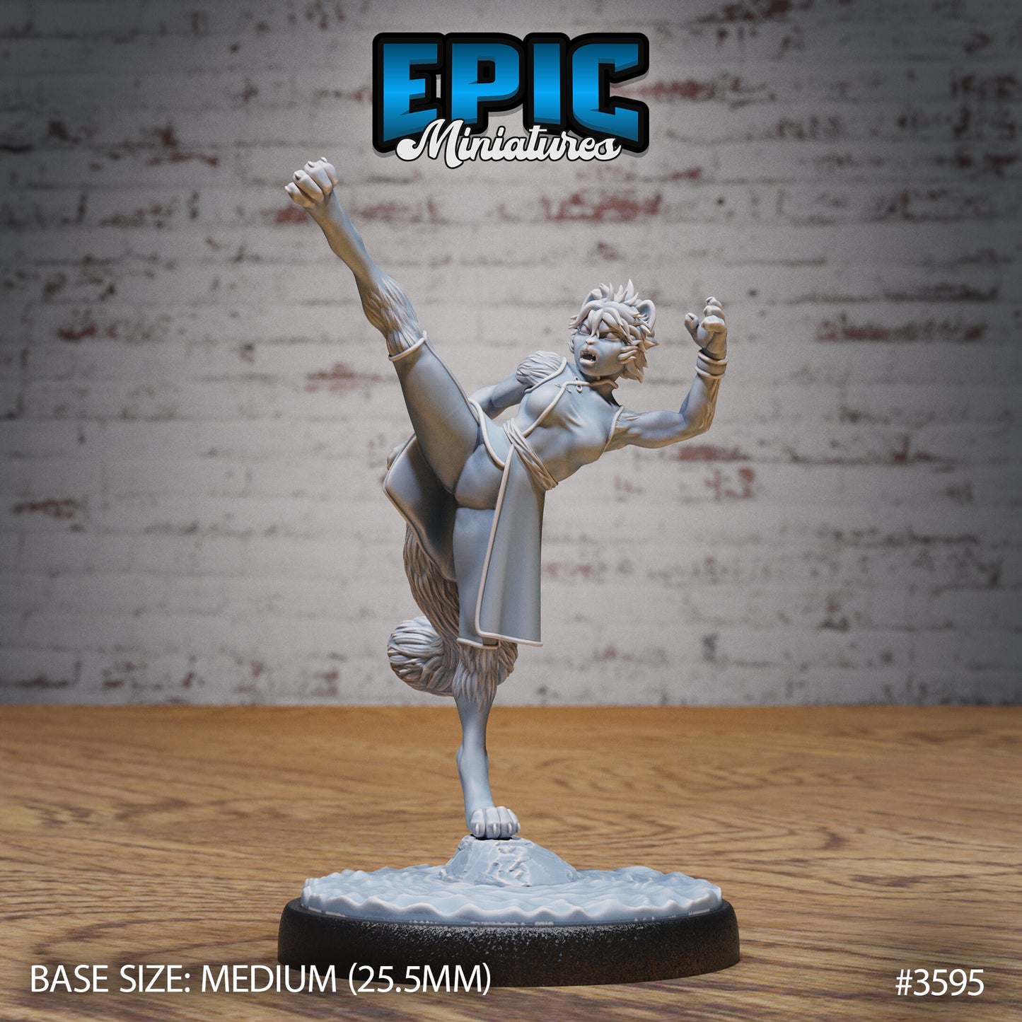 Cat Girl Monk Series - Epic Miniatures | Iron Fist Tournament