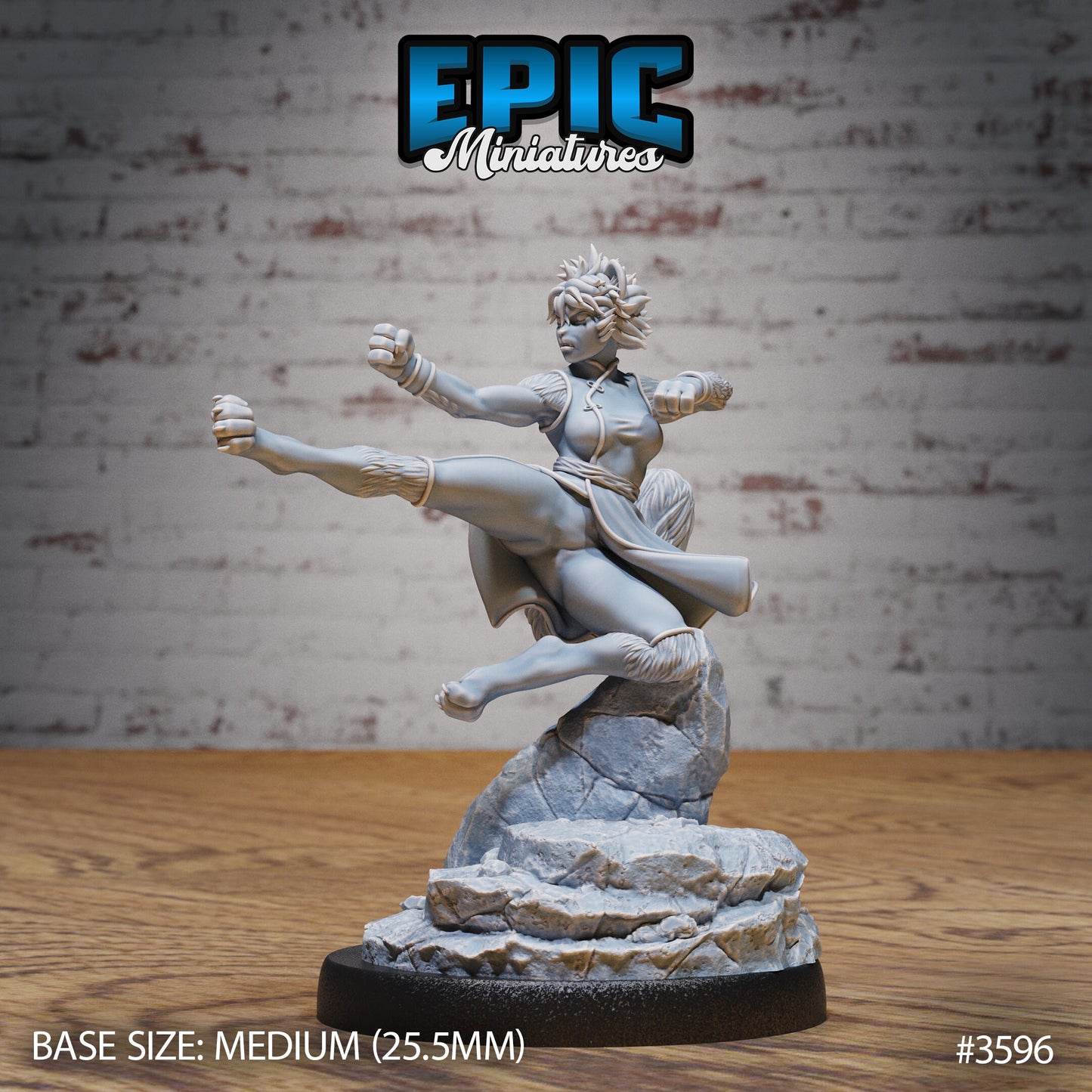 Cat Girl Monk Series - Epic Miniatures | Iron Fist Tournament