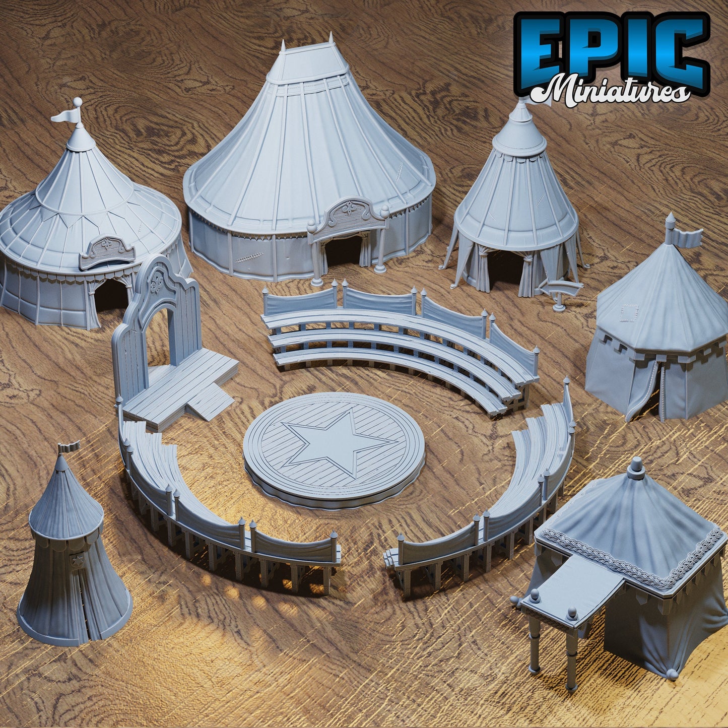 Carnival Tents - Epic Miniatures | Nightsky Carnival