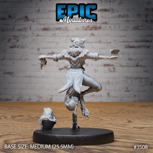 Cat Folk Magician Series - Epic Miniatures | #83 Nightsky Carnival