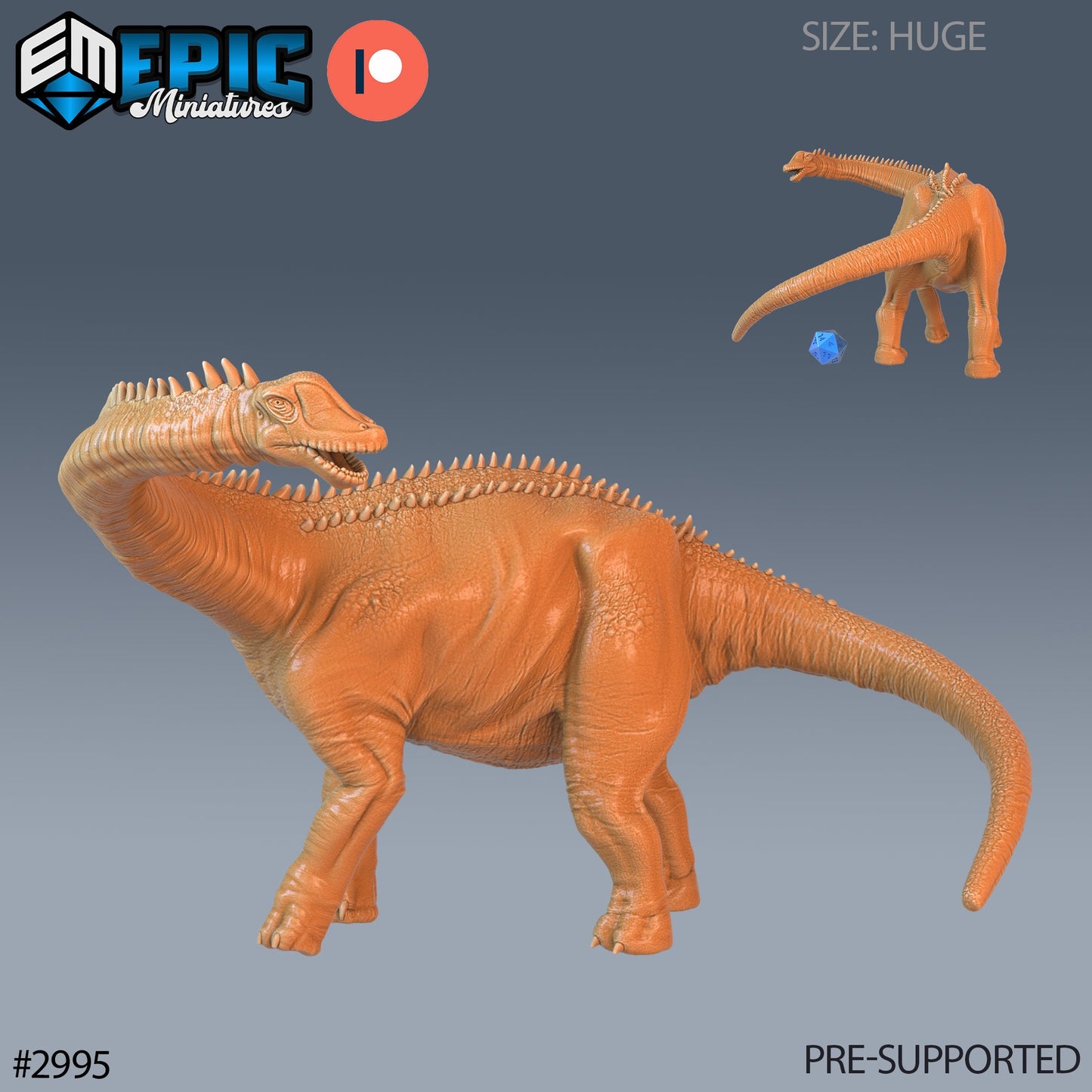 Brontosaurus Series - Epic Miniatures | #72 Jurassic Encounters