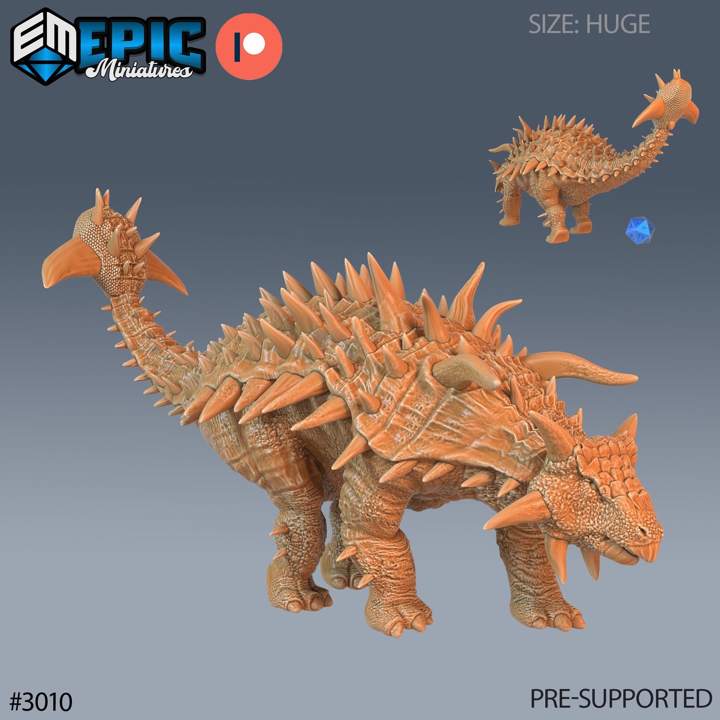 Ankylosaurus Series - Epic Miniatures | #72 Jurassic Encounters