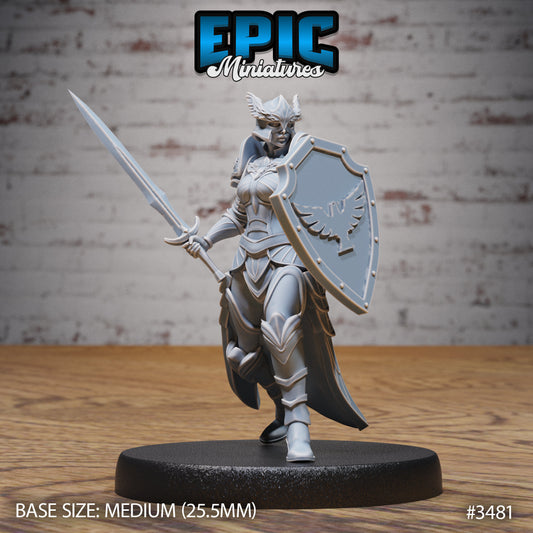 Knight Lady Gisella Series - Epic Miniatures | #82 Chivalry Garden