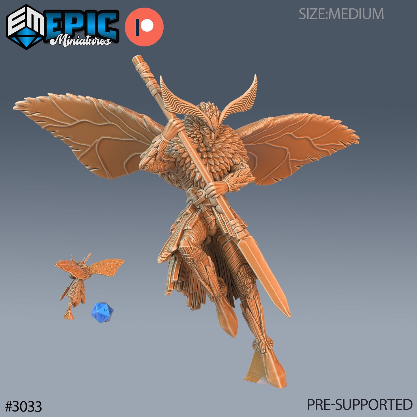 Moth Warrior Series - Epic Miniatures | Eternal Fungi