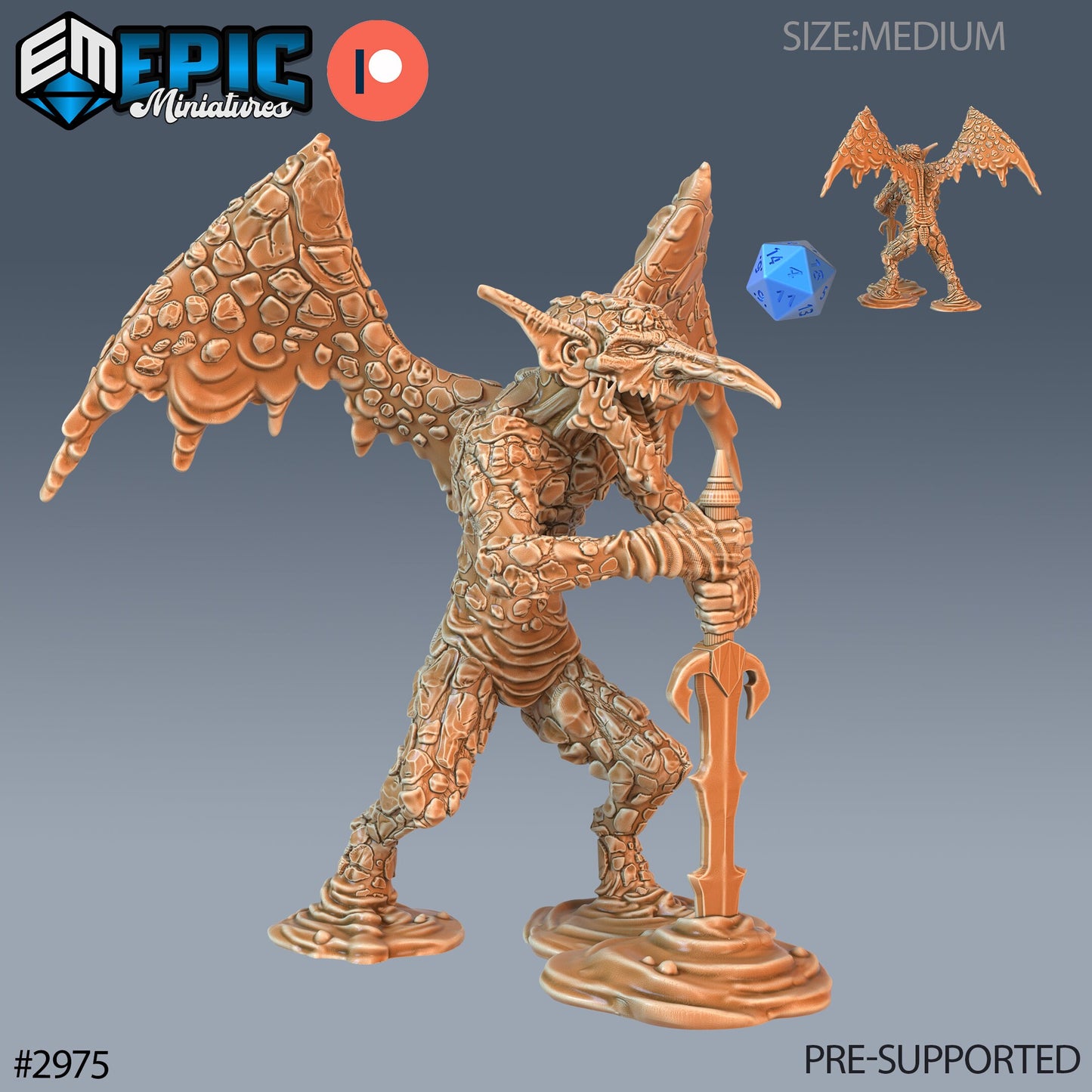 Magma Mephit Series - Epic Miniatures | Jurassic Encounters