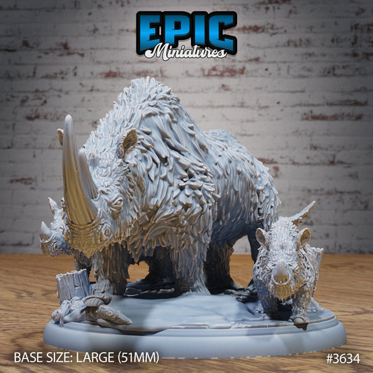 Woolly Rhino Series - Epic Miniatures | Ice Age Madness