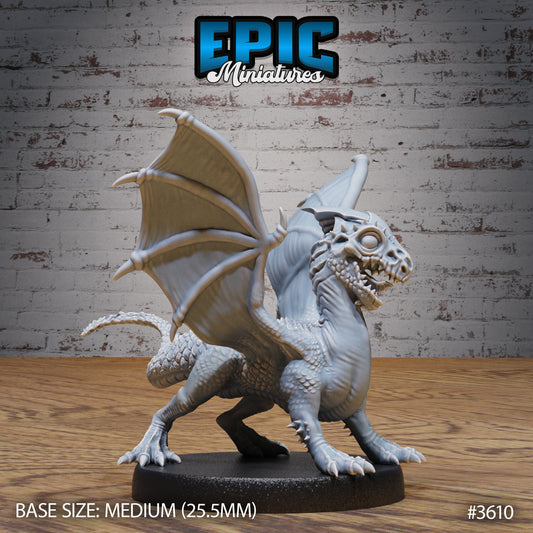 White Dragon Wyrmling Series - Epic Miniatures | Ice Age Madness