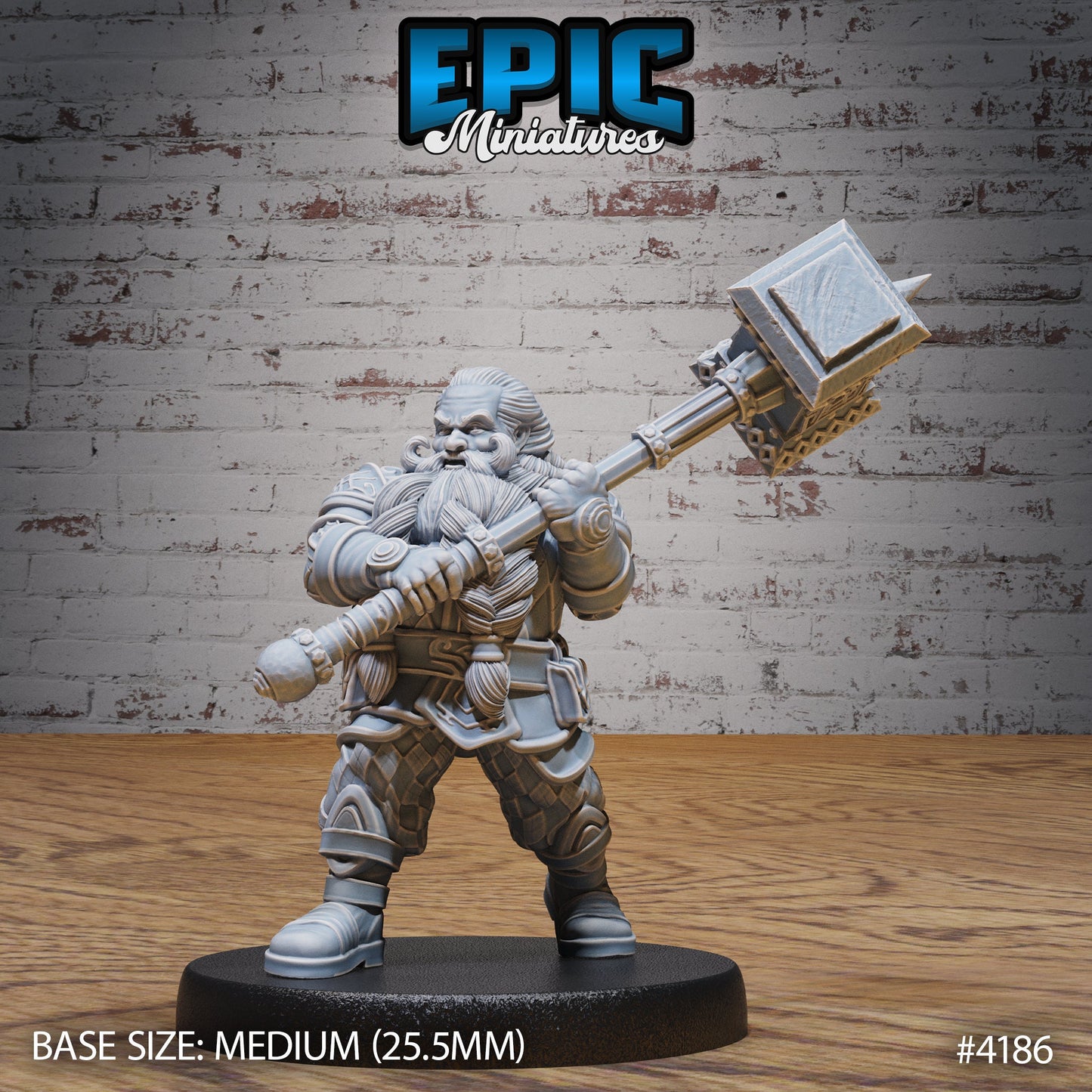 Dwarf Traveler Series - Epic Miniatures | #97 Dwarf Mountain