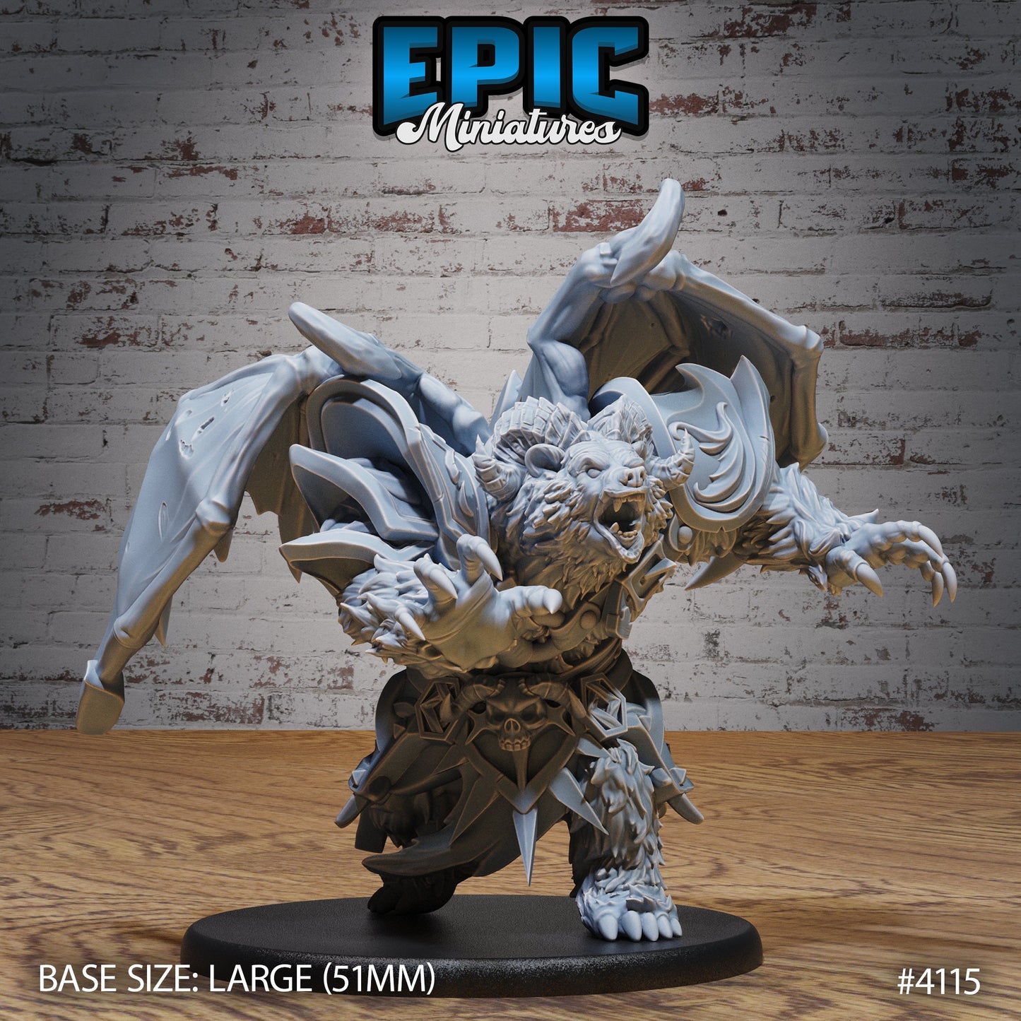 Winged Bear Druid - Epic Miniatures | #95 Elven Storm