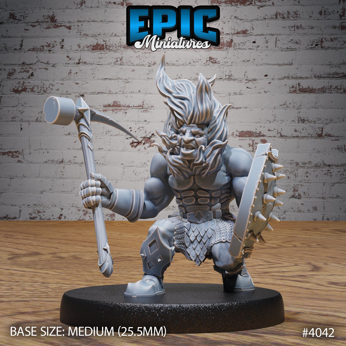 Fire Dwarf - Epic Miniatures | #94 Elemental Lands