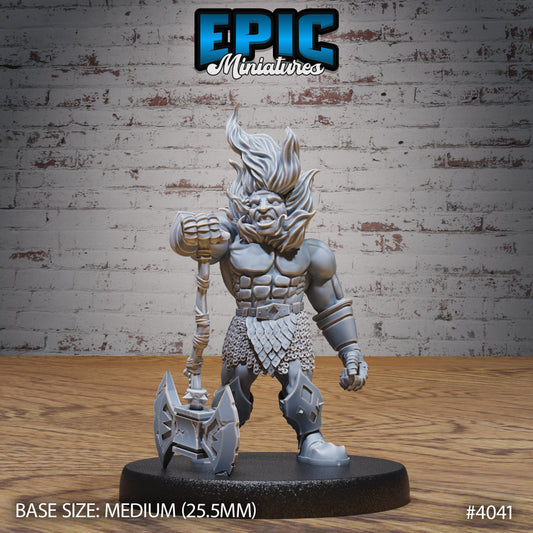 Fire Dwarf - Epic Miniatures | #94 Elemental Lands