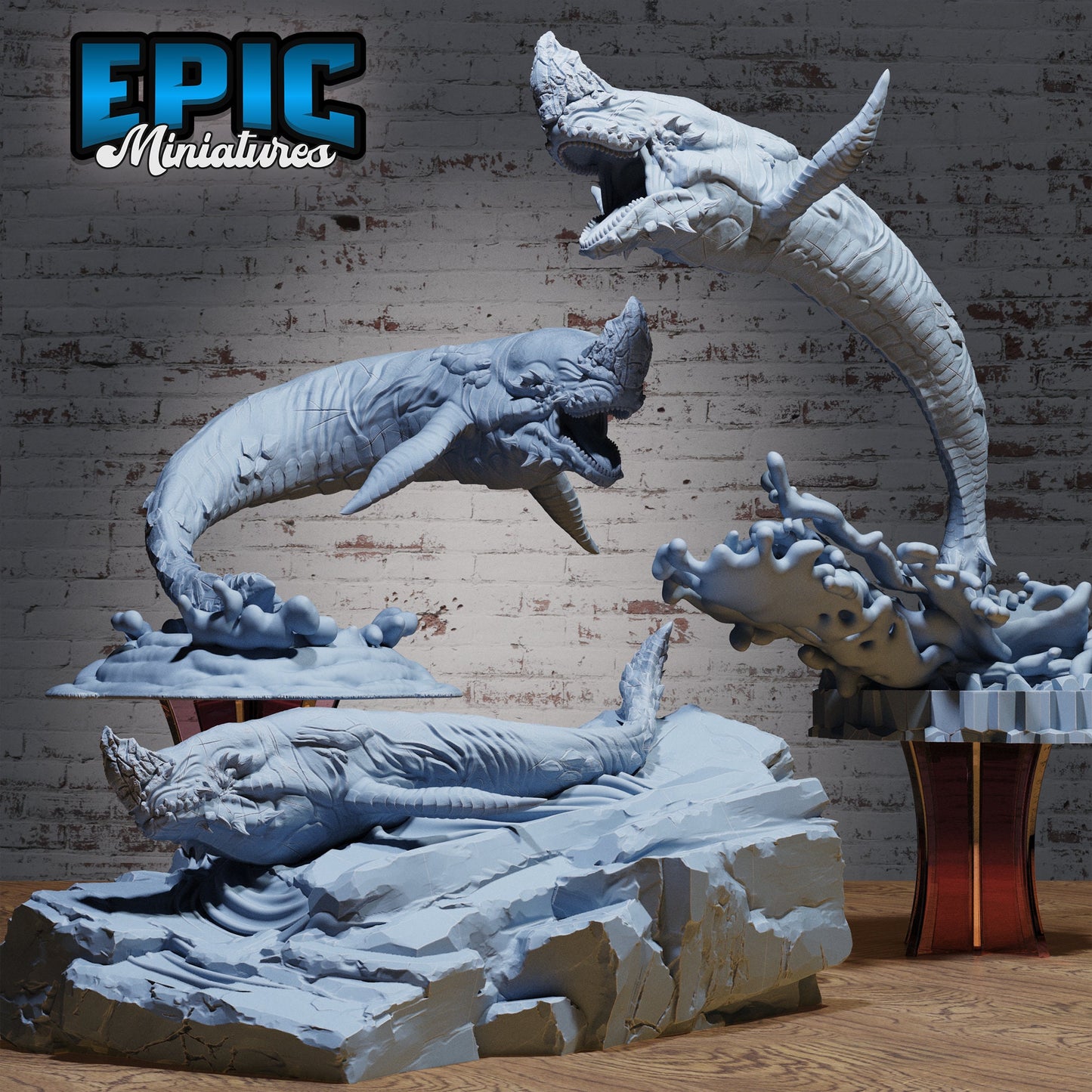 Lava Whale - Epic Miniatures | #94 Elemental Lands