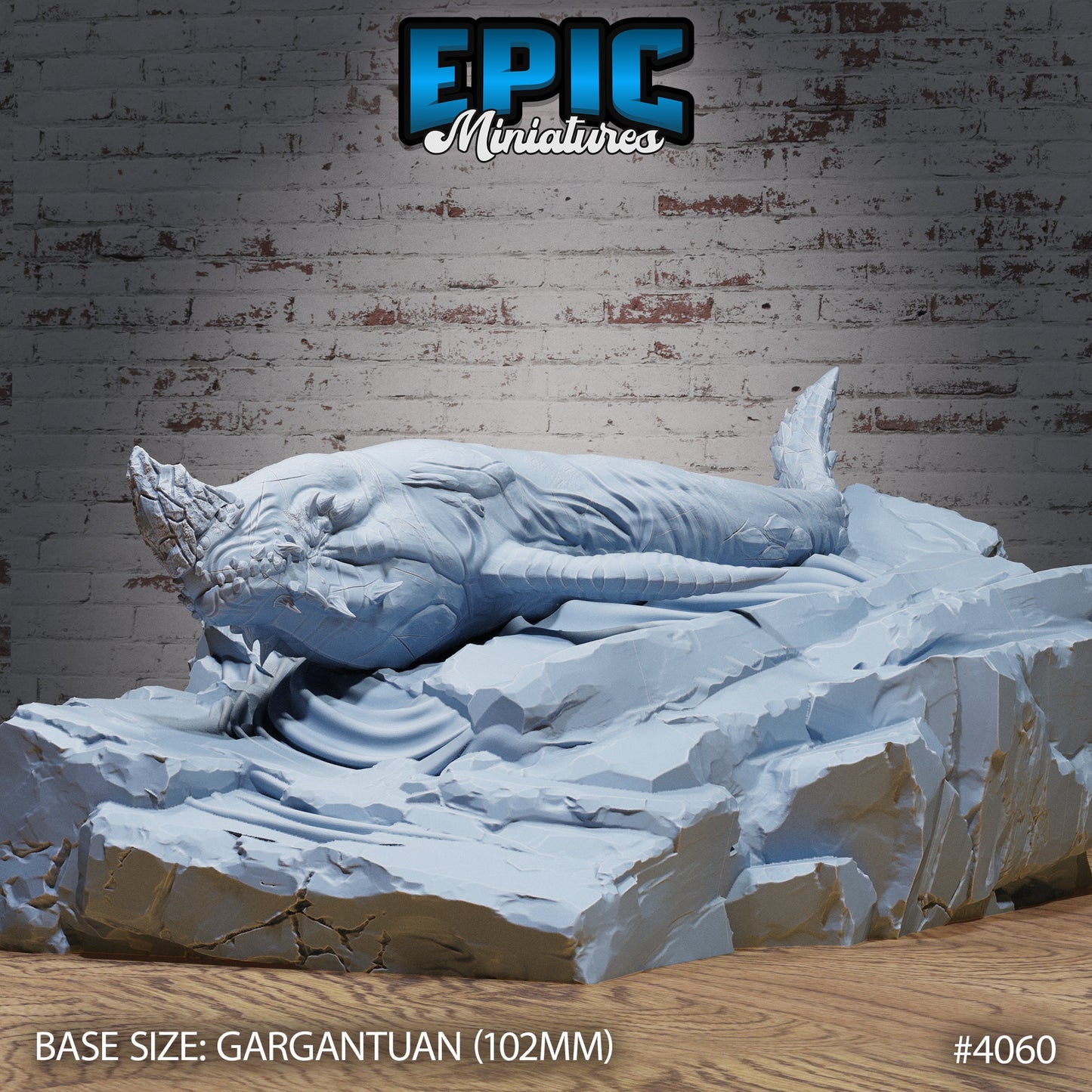 Lava Whale - Epic Miniatures | #94 Elemental Lands