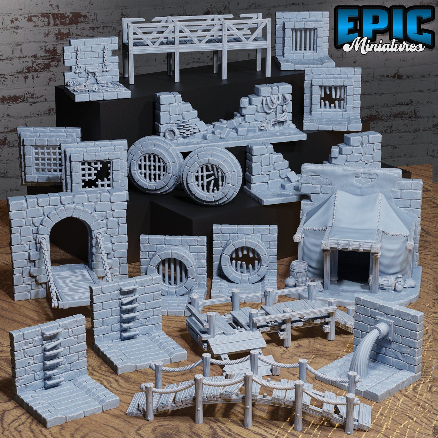 Sewer Environment - Epic Miniatures | #98 City Sewers