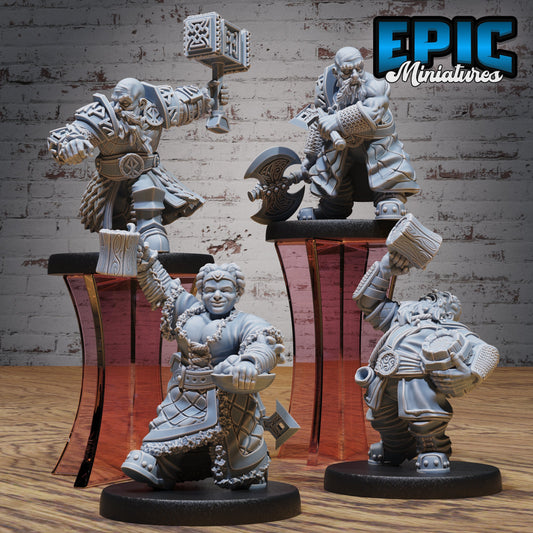 Dwarf Tribe Series - Epic Miniatures | #97 Dwarf Mountain