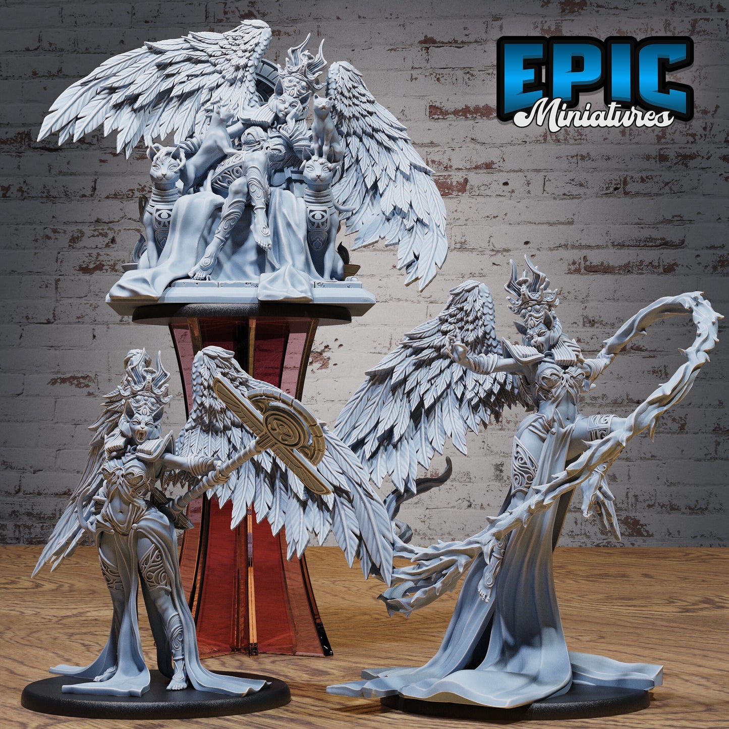 Cat Goddess Bastet Avatar Series - Epic Miniatures | #96 Bone Dry Desert