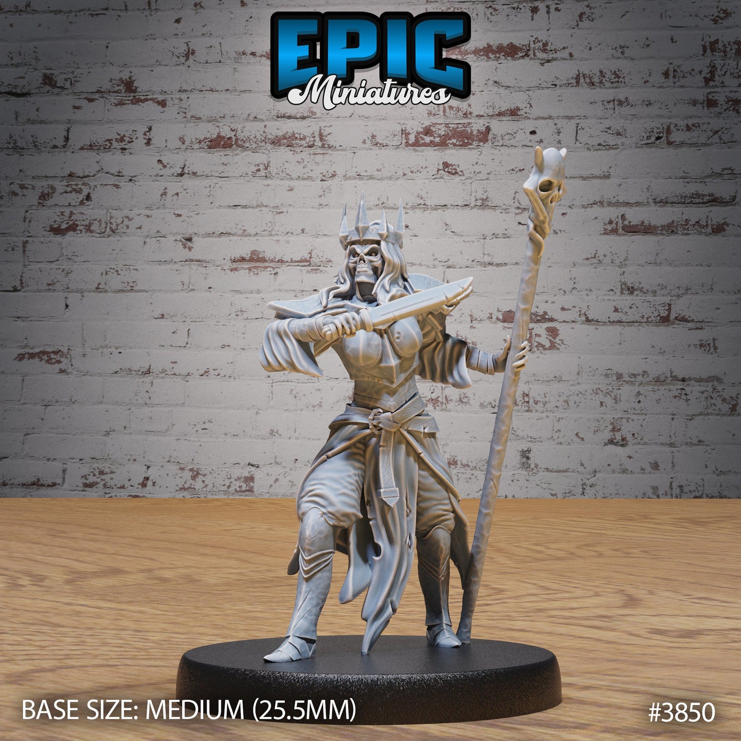 Lich Female Series - Epic Miniatures | #90 Gruesome Graveyard
