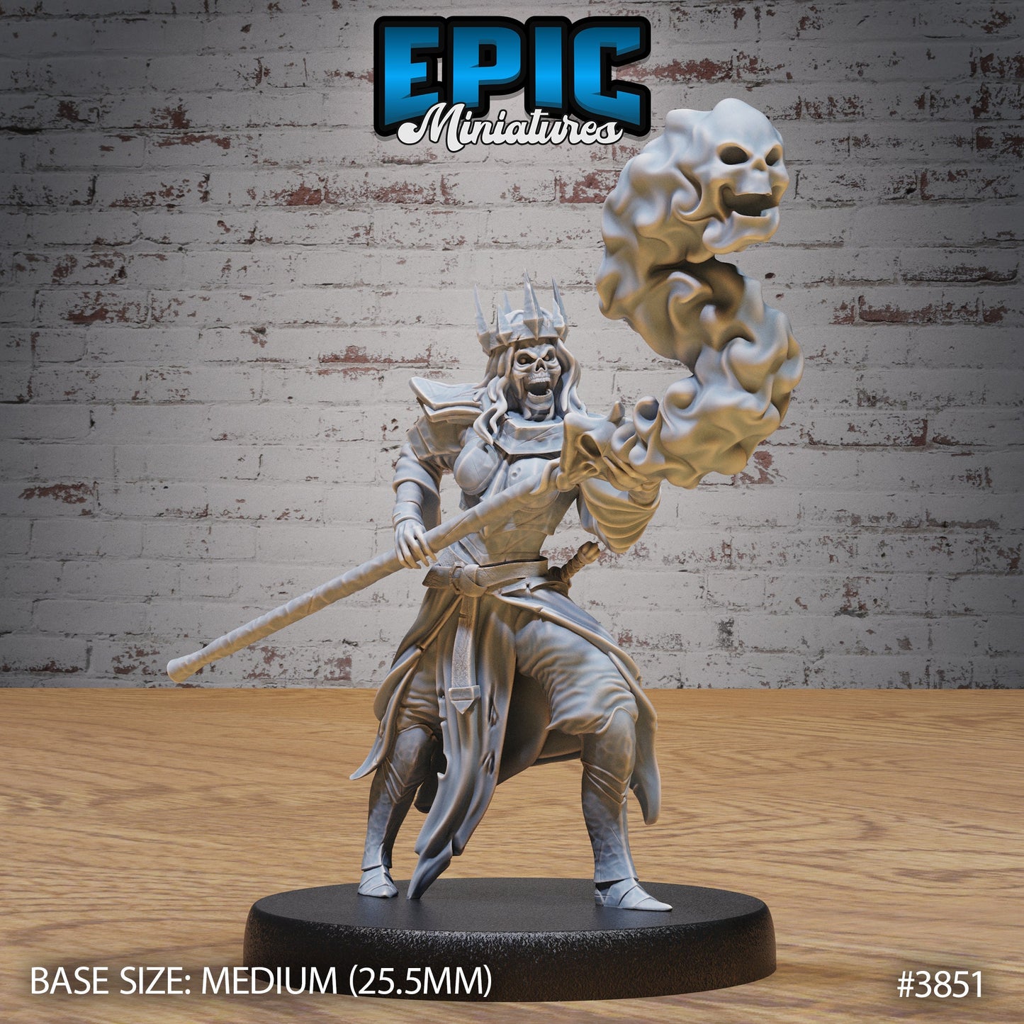 Lich Female Series - Epic Miniatures | #90 Gruesome Graveyard