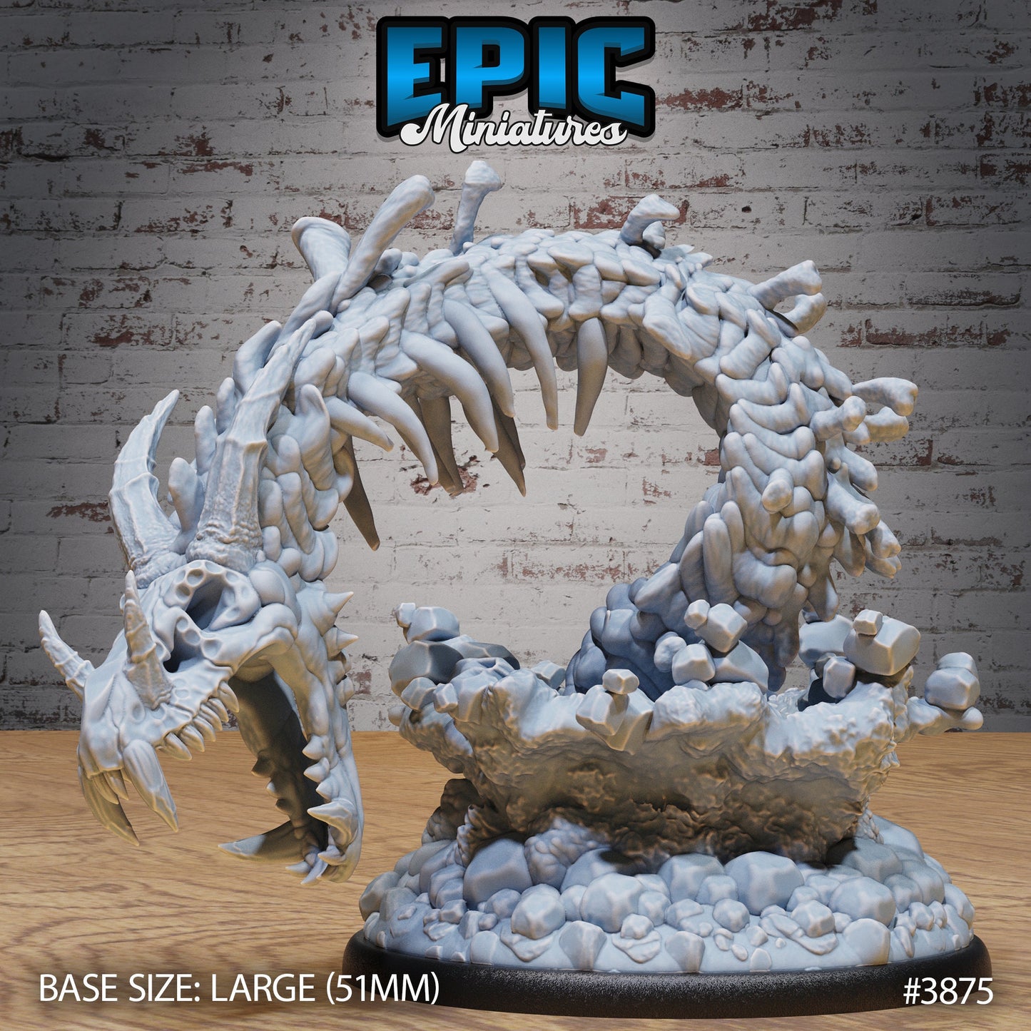Bone Naga Series - Epic Miniatures | #90 Gruesome Graveyard
