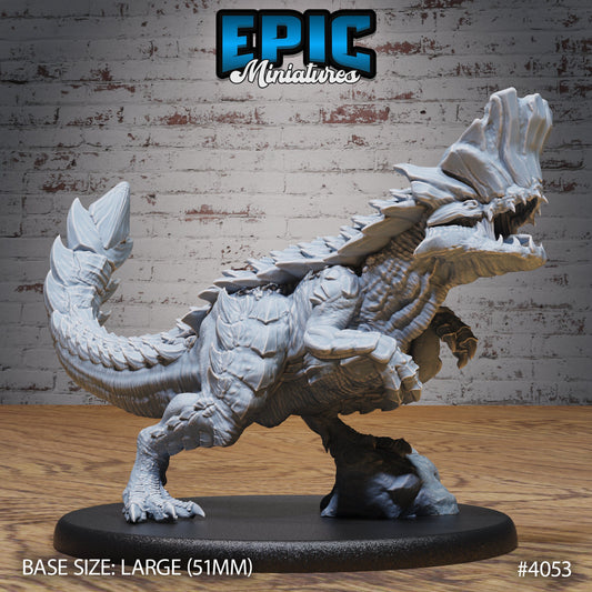 Rockhead Dinosaur - Epic Miniatures | #94 Elemental Lands