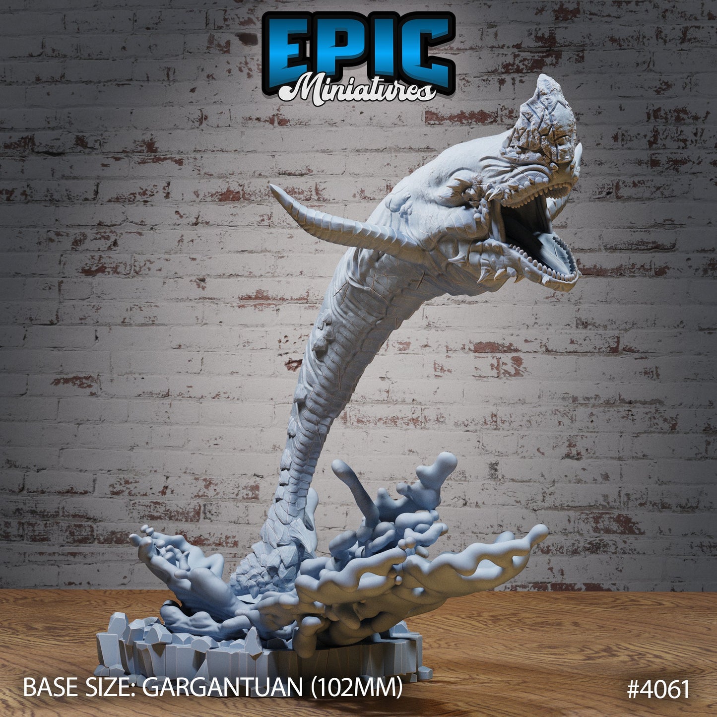 Lava Whale - Epic Miniatures | #94 Elemental Lands