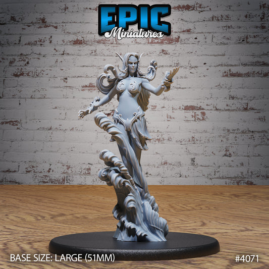 Water Elemental Female - Epic Miniatures | #94 Elemental Lands