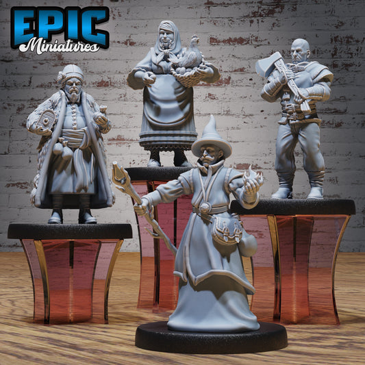Villager Series - Epic Miniatures | #93 Festival Village