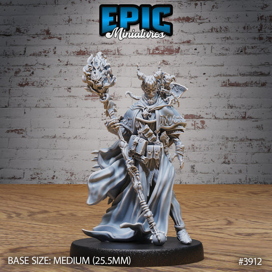 Tiefling Guild Summoner Series - Epic Miniatures | #91 Demonic Guild