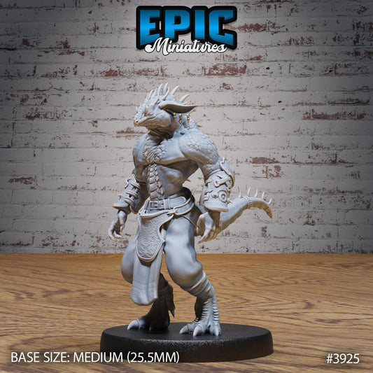 Lizard Folk Thug Series - Epic Miniatures | #91 Demonic Guild