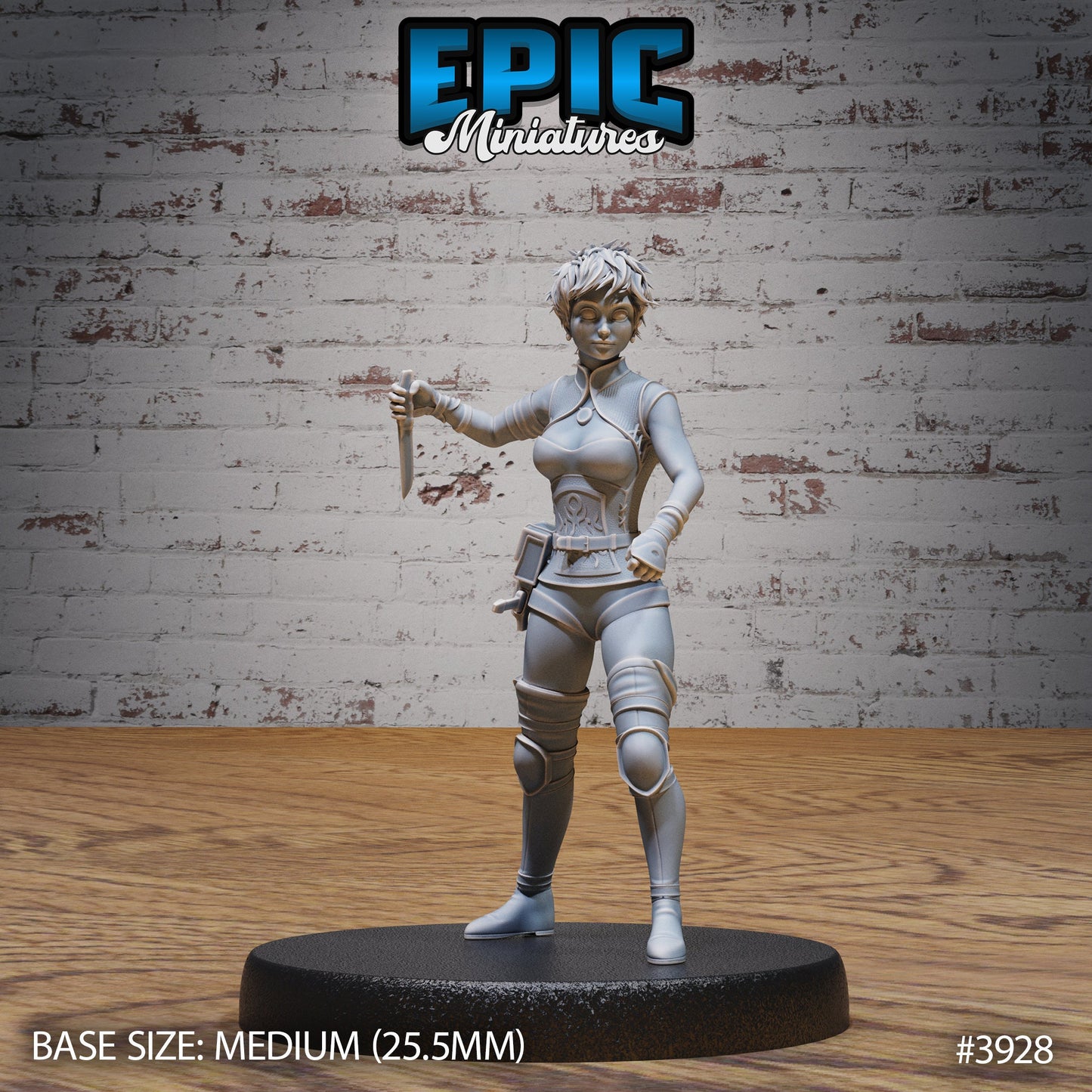 Rogue Novice Female Series - Epic Miniatures | #91 Demonic Guild