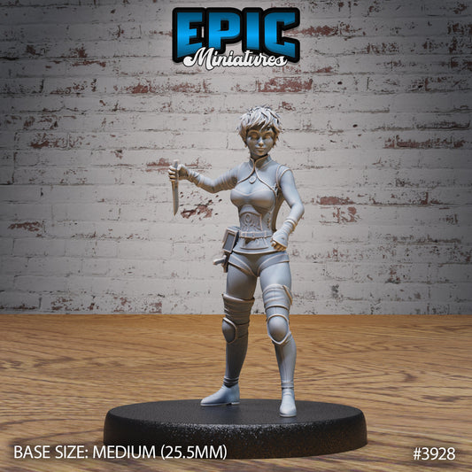 Rogue Novice Female Series - Epic Miniatures | #91 Demonic Guild