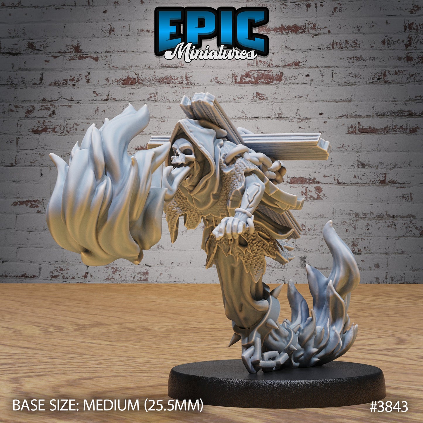 Fire Ghose Skeleton Series - Epic Miniatures | #90 Gruesome Graveyard