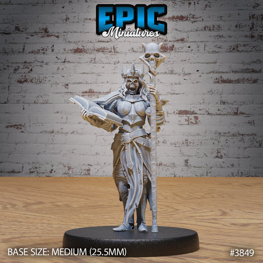 Lich Female Series - Epic Miniatures | #90 Gruesome Graveyard