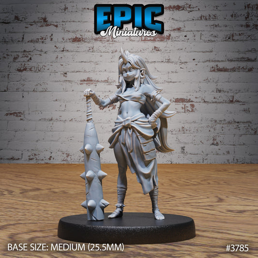 Blue Oni Girl Series - Epic Miniatures | #88 Oni Nightmare