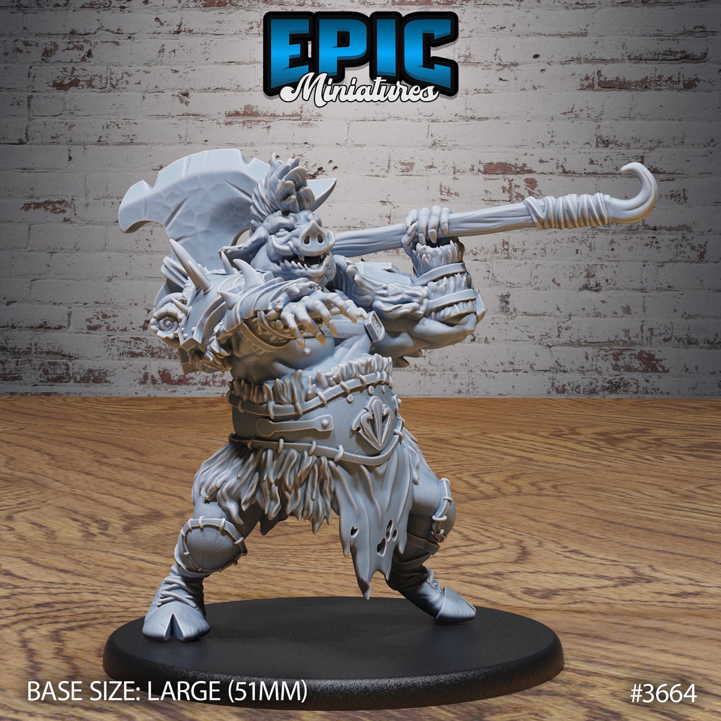 Boar Folk Outlaw - Epic Miniatures | #86 Bandit Camp